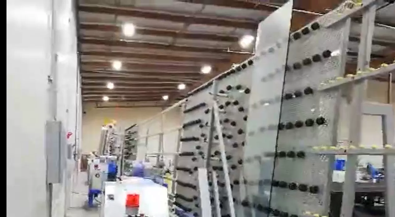 Hiseng стекла прямая линия кромкозагибы производственной линии в США